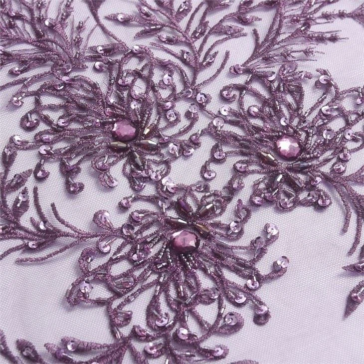 buy Beaded Lace Fabric