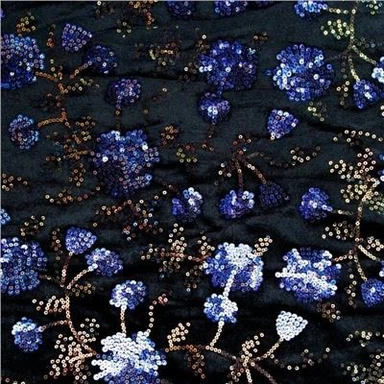 Velvet Sequin Fabric
