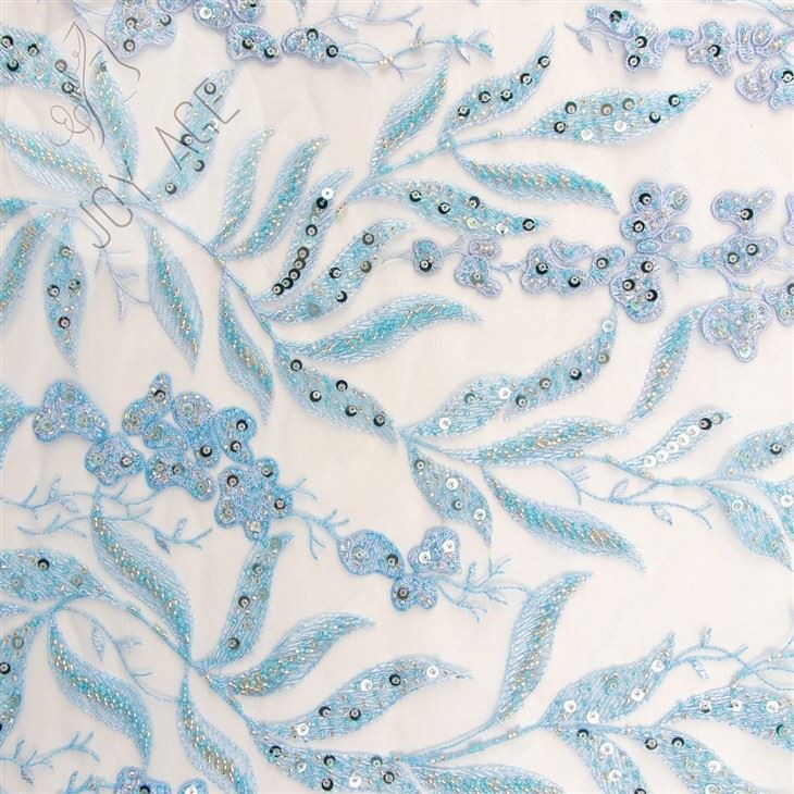 Beaded Lace Fabric For Sale