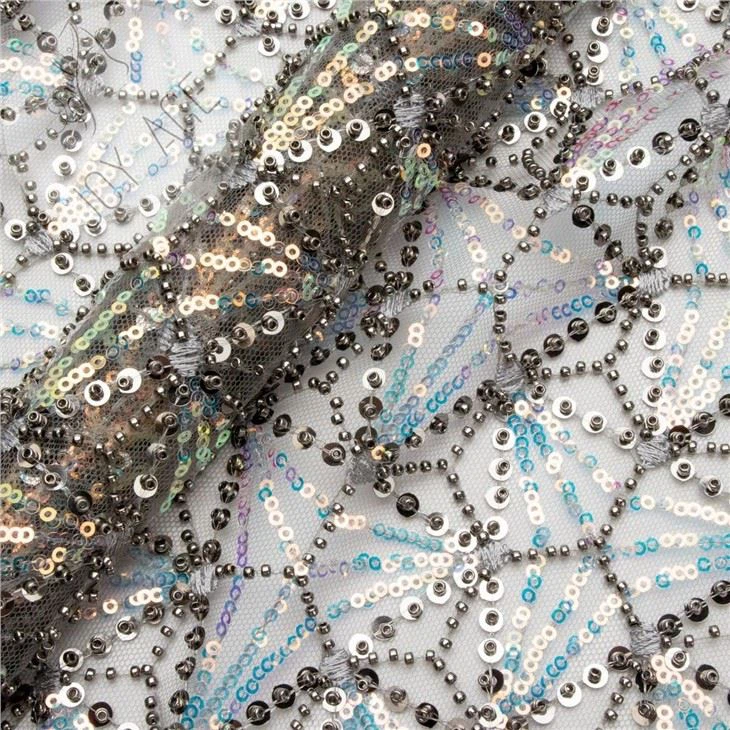 China Beaded Lace Fabric Factory