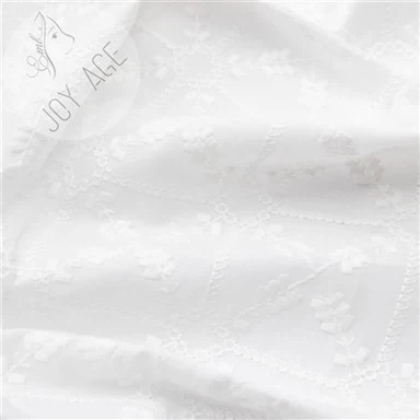 Cotton Fabric With Embroidery