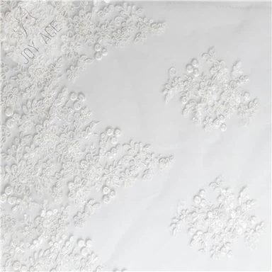 Cord Embroidery Fabric For Bridal Clothing