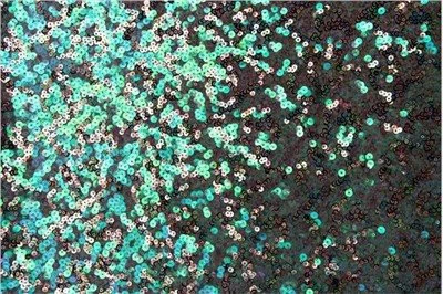 Emerald Green Sequin Material